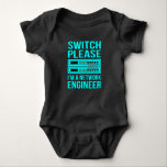 Network Engineer Computer IT Tech Programmer Geek Baby Bodysuit<br><div class="desc">This graphic idea is for IT tech lovers. This funny graphic / quote clothing makes all computer programmers and software engineers happy.</div>
