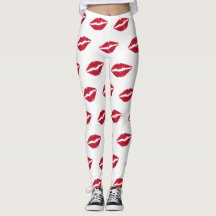Network Lips Kiss Leggings