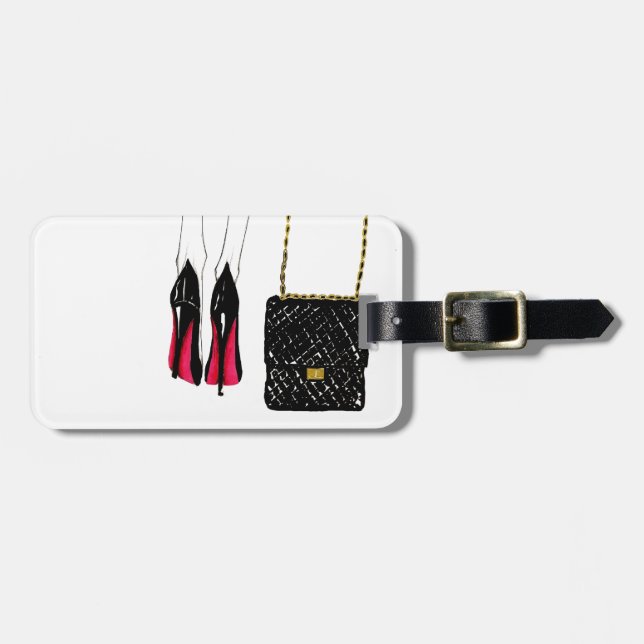 Network sole luggage tag (Front Horizontal)