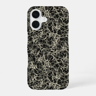 Networking Neurons on Black - seamless pattern. iPhone 16 Case