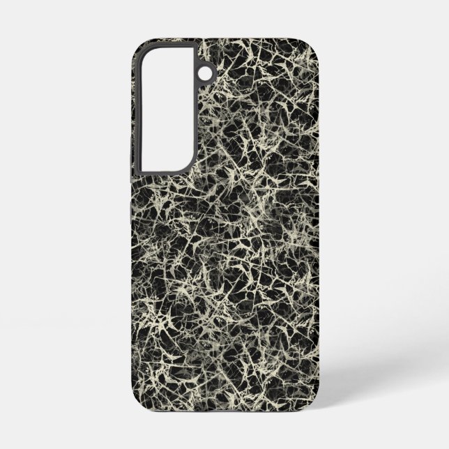 Networking Neurons on Black - seamless pattern. Samsung Galaxy S22 Case (Back)