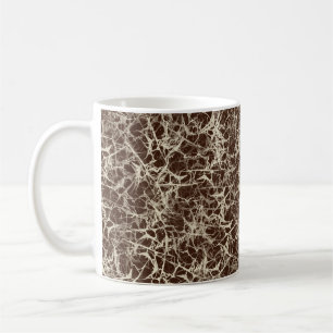 Networking Neurons on Red - seamless pattern.    Coffee Mug