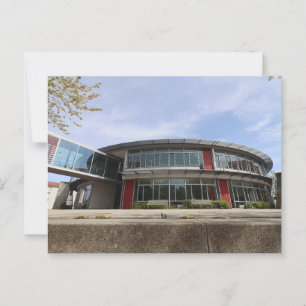 NEUBAU HAAGER REALSCHULE IM FRÜHLING POSTCARD