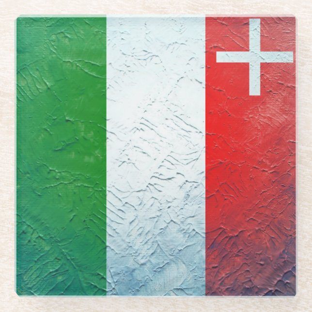 Neuchatel Glass Coaster (Front)