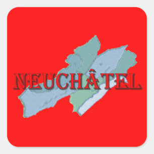 Neuchatel Square Sticker