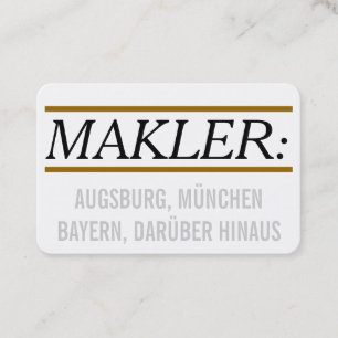 Neue Größe! Business Card