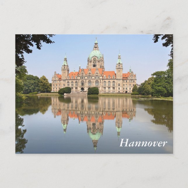 Neues Rathaus in Hannover Postcard (Front)