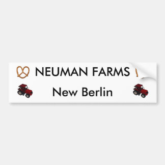 neuman farms bumper sticker