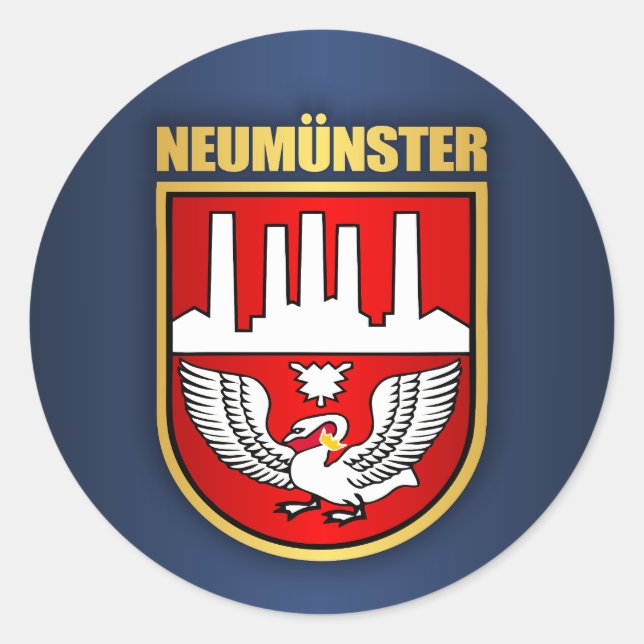 Neumunster Classic Round Sticker (Front)