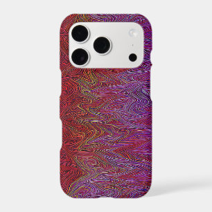 "Neural Firestorm" Abstract” Red Purple