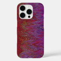 "Neural Firestorm" Abstract” Red Purple
