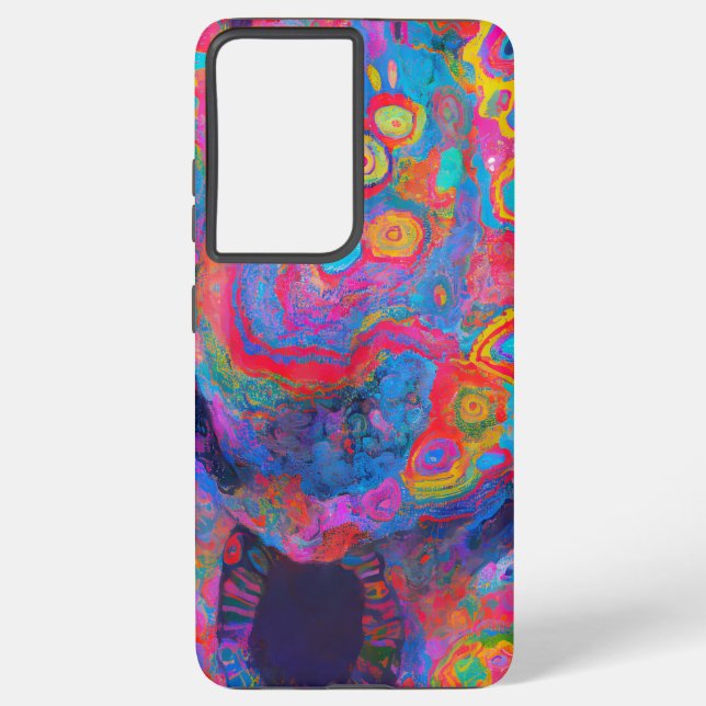 "Neural Firestorm" Samsung Galaxy S21 Ultra Case (Back)