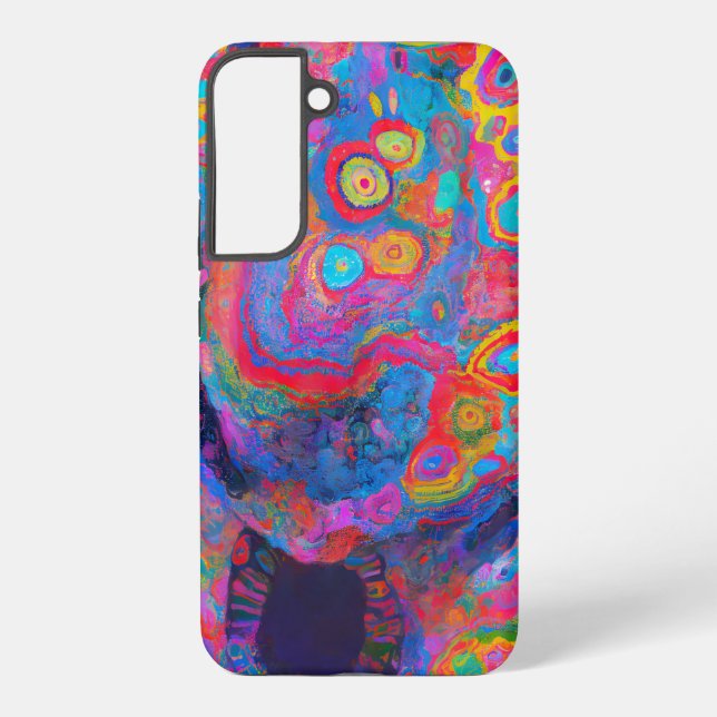 "Neural Firestorm" Samsung Galaxy S22+ Case (Back)