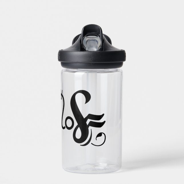 Neural Glyph Water Bottle (Front)