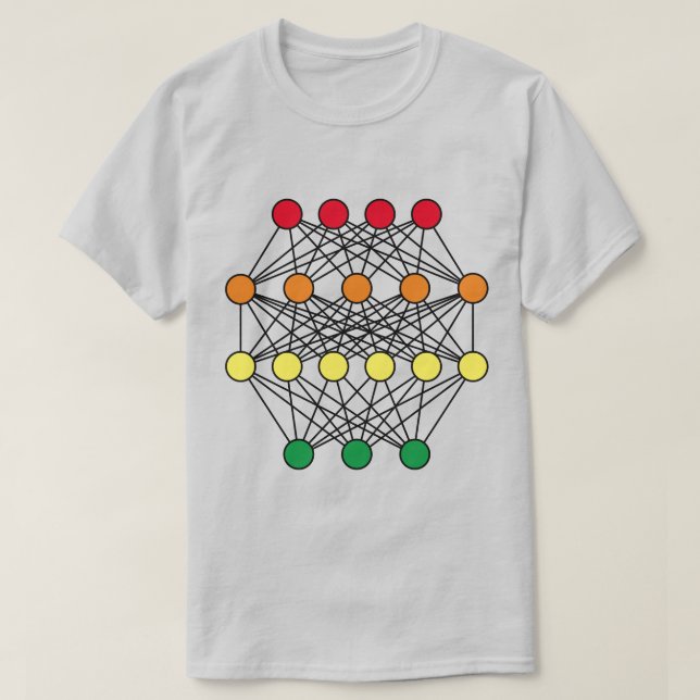 Neural Net Nodes T-Shirt (Design Front)