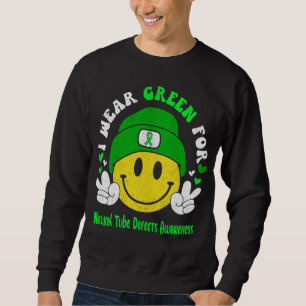 Neural Tube Defects Awareness Ribbon Support Gifts Sweatshirt