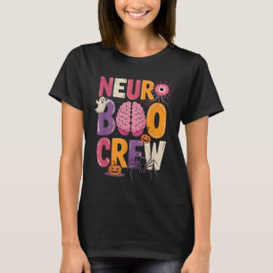 Neuro Boo Crew Halloween Anatomical Brain Anatomy  T-Shirt