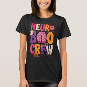Neuro Boo Crew Halloween Anatomical Brain Anatomy T-Shirt