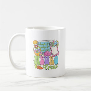 Neuro Crew Happy Easter Day Hoppy Neurology Nurse  Coffee Mug