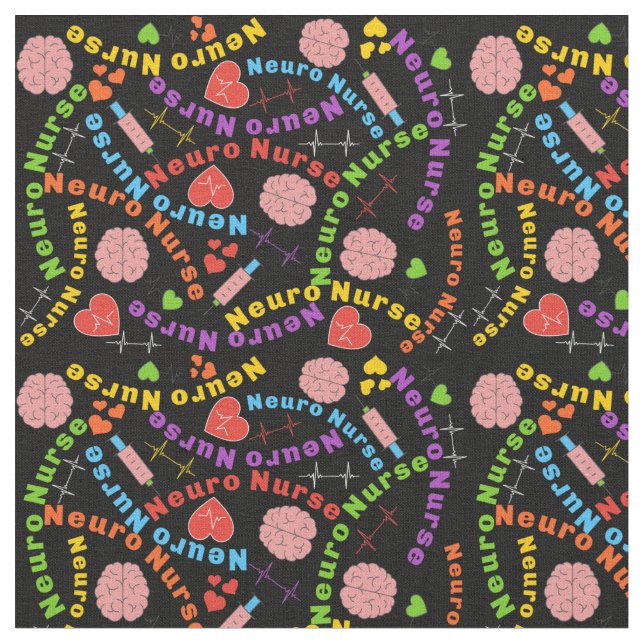 Neuro Nurse Black Fabric (Close Up)