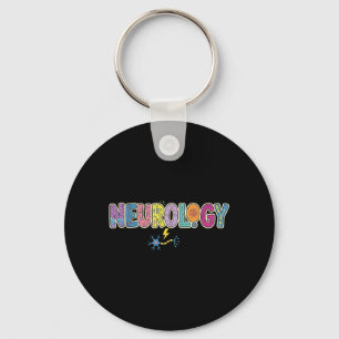 Neuro Nurse Brain Design For Neurologist Neurology Key Ring