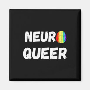 Neuro Queer! Lgbtq Gay Pride! Neurodiverse Autisti Magnet