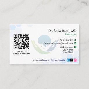 Neuro Rehab Business   Minimalist White Card