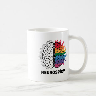 Neuro Spicy Brain Meme Design _1  Coffee Mug