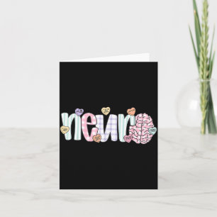Neuro Valentines Day Neurology Nurse V-Day Work Card