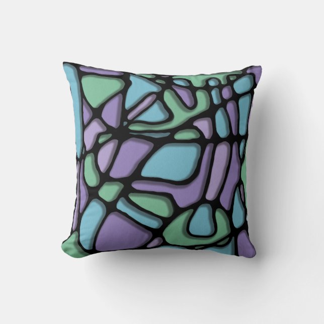 Neuroart Stained Glass Cushion (Front)