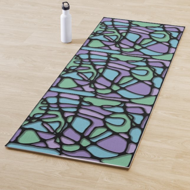 Neuroart Stained Glass Yoga Mat (In Situ)