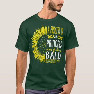 Neuroblastoma Awareness Princess Ribbon Childhood T-Shirt