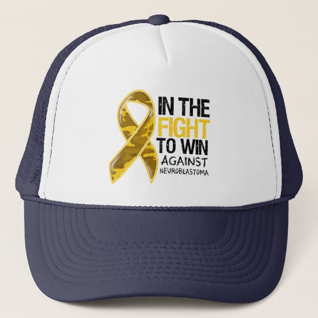Neuroblastoma Cancer - Fight To Win Trucker Hat (Front)