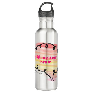 Neurodivergent affirming metal water bottle