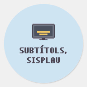 Neurodivergent Catalan Subtitles Sticker