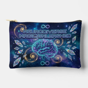 Neurodivergent Cosmic ADHD Autism Gift Trendy Accessory Pouch