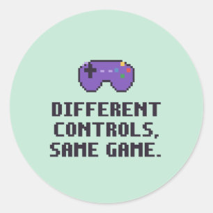 Neurodivergent Different Controls Sticker