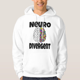 Neurodivergent Funny Neurodiversity Brain Design A Hoodie