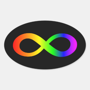 Neurodivergent Oval Sticker