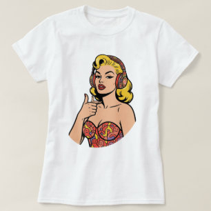 Neurodivergent Pop Art - Open Mind Marilyn Style  T-Shirt