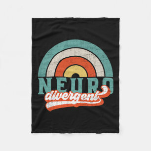 Neurodivergent Pride For Autism Adhd And Asd Aware Fleece Blanket