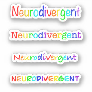 Neurodivergent  - Rainbow - Awareness & Acceptance