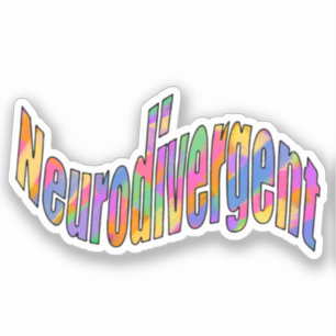 Neurodivergent typography Neurodiversity Awareness
