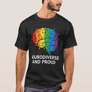 Neurodiverse and Proud Inclusion Awareness T-Shirt