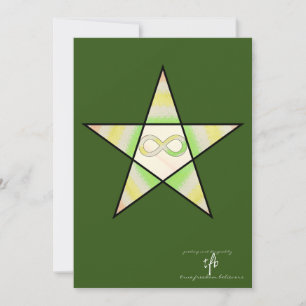 Neurodiverse Parol Bright Parol Holiday Card