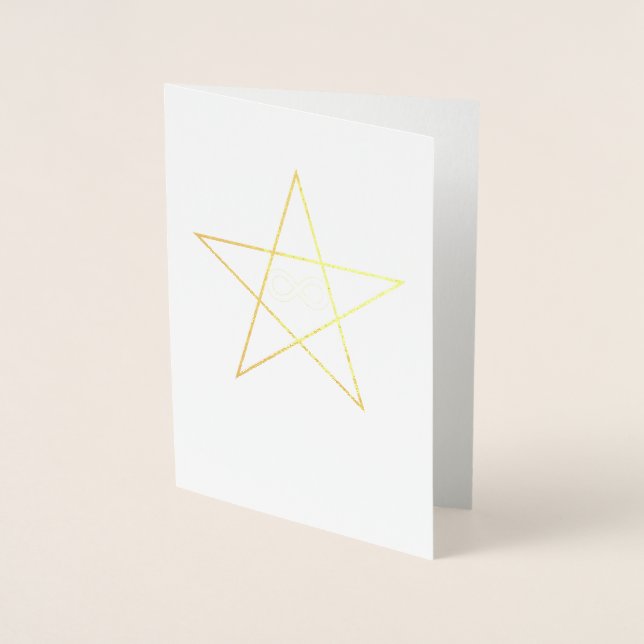 Neurodiverse Parol Gold Foil Card (Front)