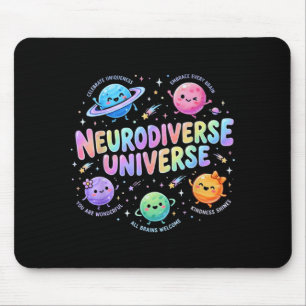 Neurodiverse Universe Autism Awareness Mouse Pad