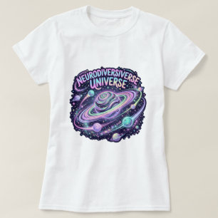 Neurodiverse Universe Neon Galaxy T-Shirt