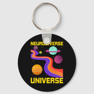 Neurodiverse Universe Neurodiversity Adhd Autism A Key Ring