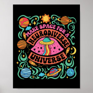 Neurodiverse Universe Special Education Teacher Au Poster